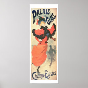 Póster Palais de Glace, campeões Elysees, Paris, 1894