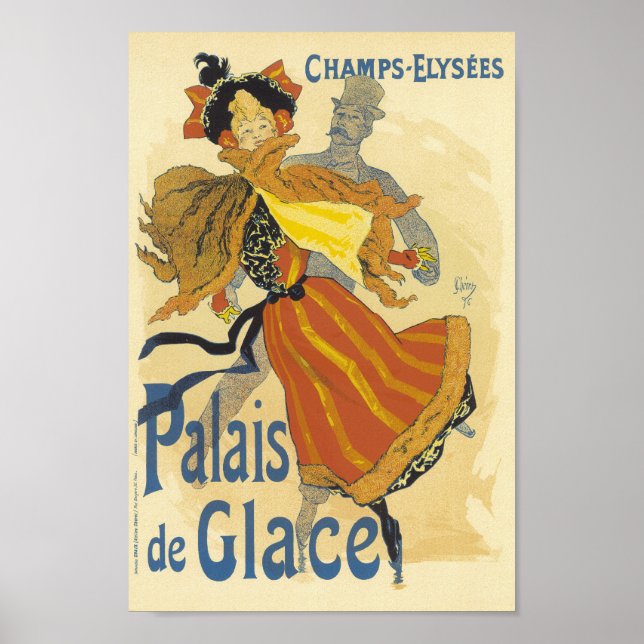 Poster Palais De Glace Vintage Publicidade Francesa (Frente)