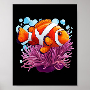 Poster Palangres Dançantes No Anemone Do Mar