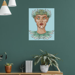 Poster Palas Atena Feminino Divino Arte Sagrada