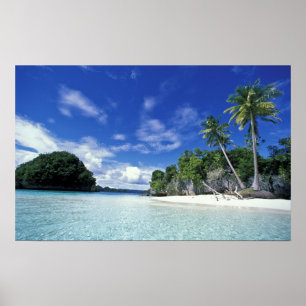 Póster Palau, Ilhas da Rocha, Ilha da Lua de Mel, Mundo