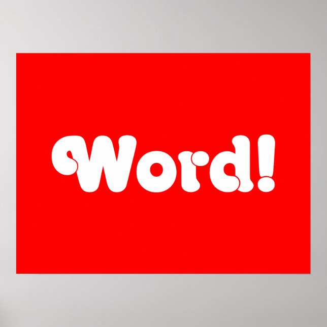 Poster Palavra! (Frente)