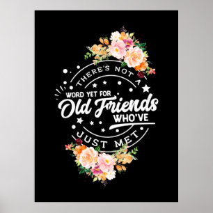 Poster Palavra Ainda Para Amigos Antigos