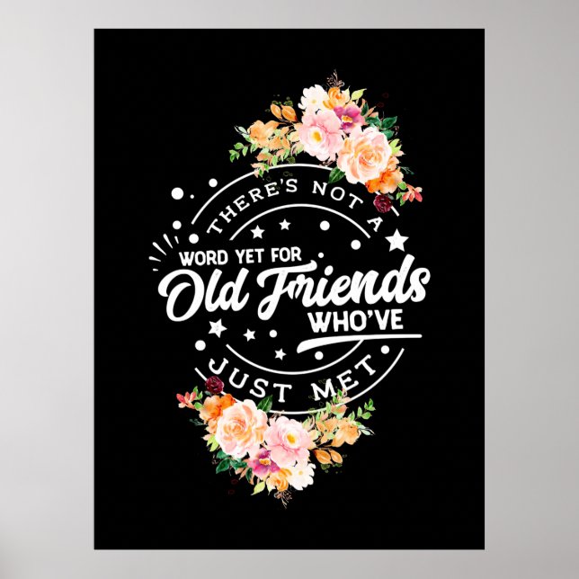 Poster Palavra Ainda Para Amigos Antigos (Frente)