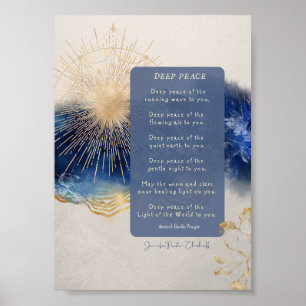 Poster Palavra de bênção em Irlandês/Gaélico