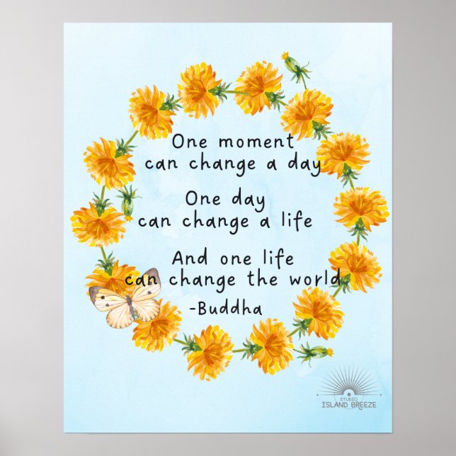 Poster Palavra de Buda (Frente)