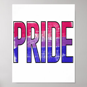 Poster Palavra de Orgulho Bissexual