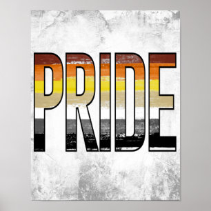 Poster Palavra de Orgulho de Urso