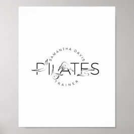 Poster Palavra Pilates Instrutor