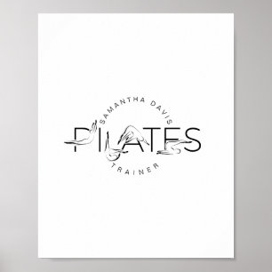Poster Palavra Pilates Instrutor