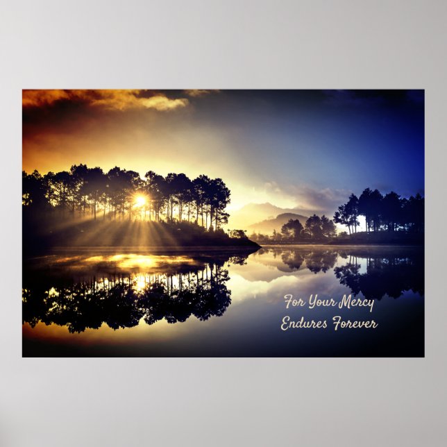 Poster Palavra profética sobre Compaixões para sempre (Frente)