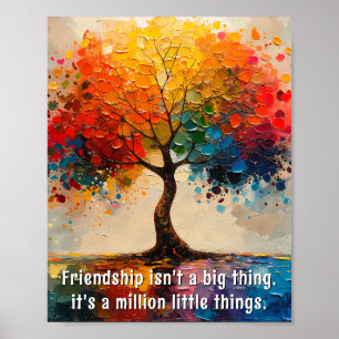 Poster Palavras bonitas e Significativas sobre Amizade
