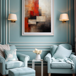 Poster 🎨 Palavras Coloridas que Capacitam Abstrato ✨