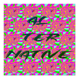 Póster PALAVRAS DE alternativo COM ARTE