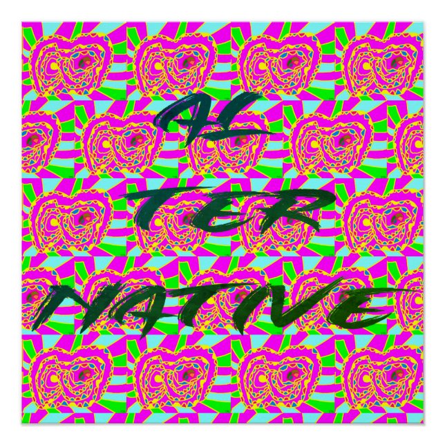 Póster PALAVRAS DE alternativo COM ARTE (Frente)