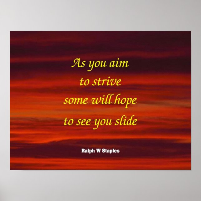 Póster Palavras de sabedoria (Frente)