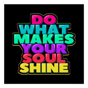 Póster Palavras de Sabedoria Divertida