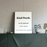 Poster Palavras de sinal de festa de formatura para o for<br><div class="desc">Sinal de festa de formatura,  placa de aviso de festa de formatura</div>