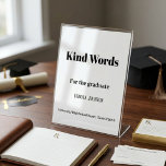 Poster Palavras de sinal de festa de formatura para o for<br><div class="desc">Sinal de festa de formatura,  placa de aviso de festa de formatura</div>