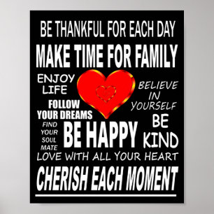 Poster Palavras Inspirativas para viver