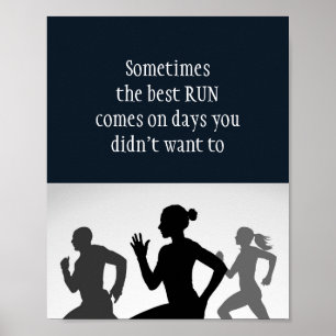 Poster Palavras Motivacionais, Executando A Melhor Execuç