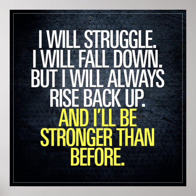 Poster Palavras Motivacionais - Preparação (Frente)