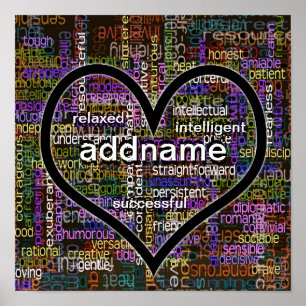 Poster Palavras positivas sobre você!!!