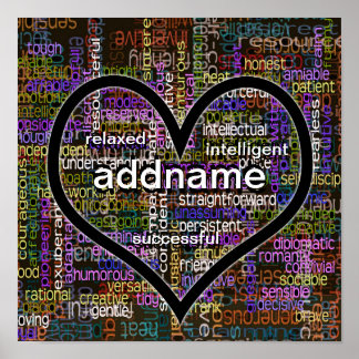 Poster Palavras Positivas Sobre Você!!!