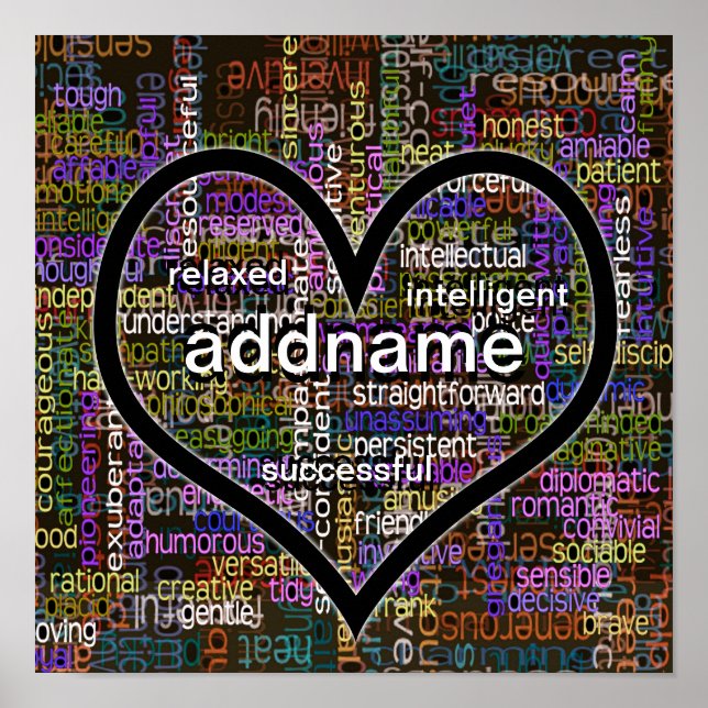 Poster Palavras Positivas Sobre Você!!! (Frente)