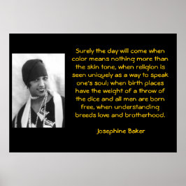 Poster palavras sábias: Josephine Bakers