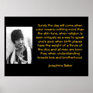 Poster palavras sábias: Josephine Bakers
