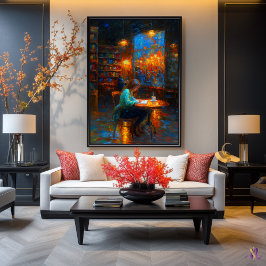 Poster Palavras Silenciosas - Escrevendo Momentos em Expr