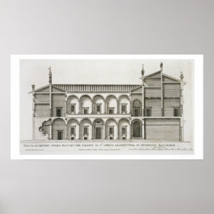 Póster Palazzo di Santo Spirito, de "dos di Roma