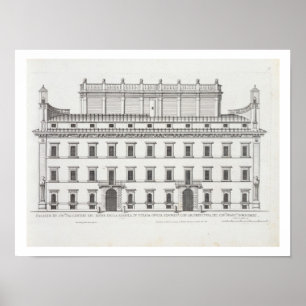 Póster Palazzo Falconieri, Roma, de "dos di Roma
