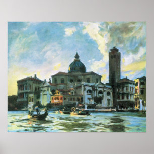 Póster Palazzo Labia, Veneza, por John Singer Sargent