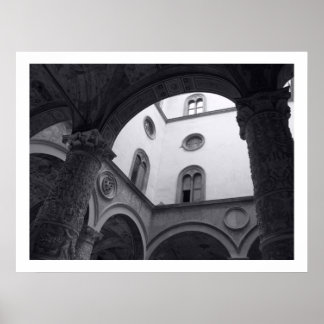Póster Palazzo Vecchio Courtyard