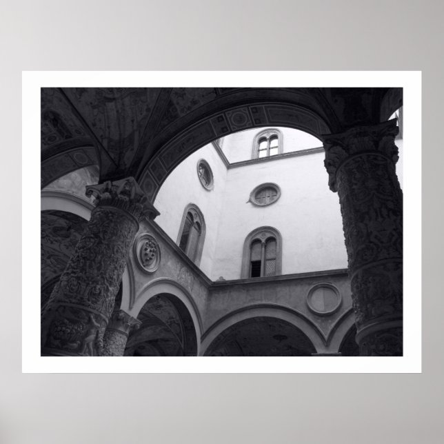 Póster Palazzo Vecchio Courtyard (Frente)