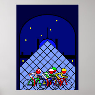 Póster Palco 21 - A pirâmide do Louvre