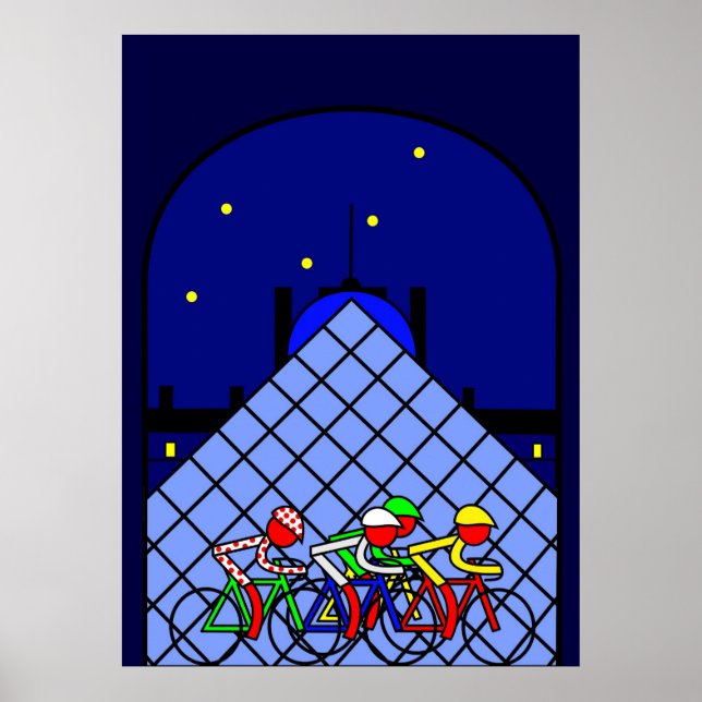 Póster Palco 21 - A Pirâmide do Louvre (Frente)