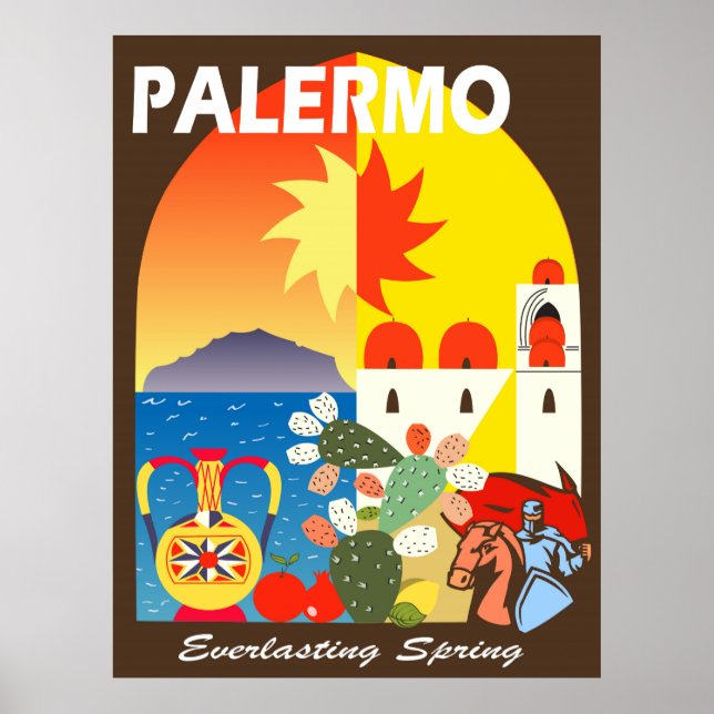 Poster Palermo, Primavera Eterna (Frente)
