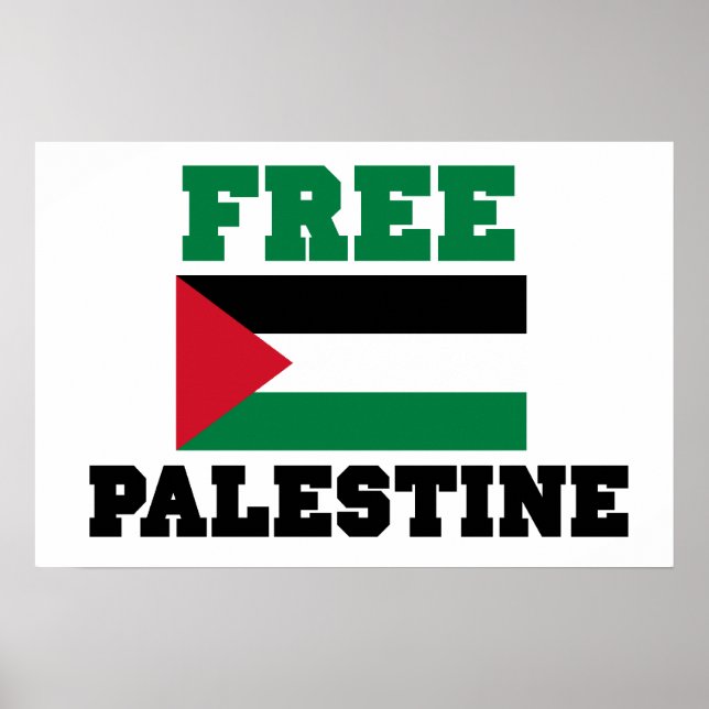 Poster Palestina Livre (Frente)