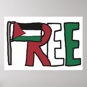 Poster Palestina livre