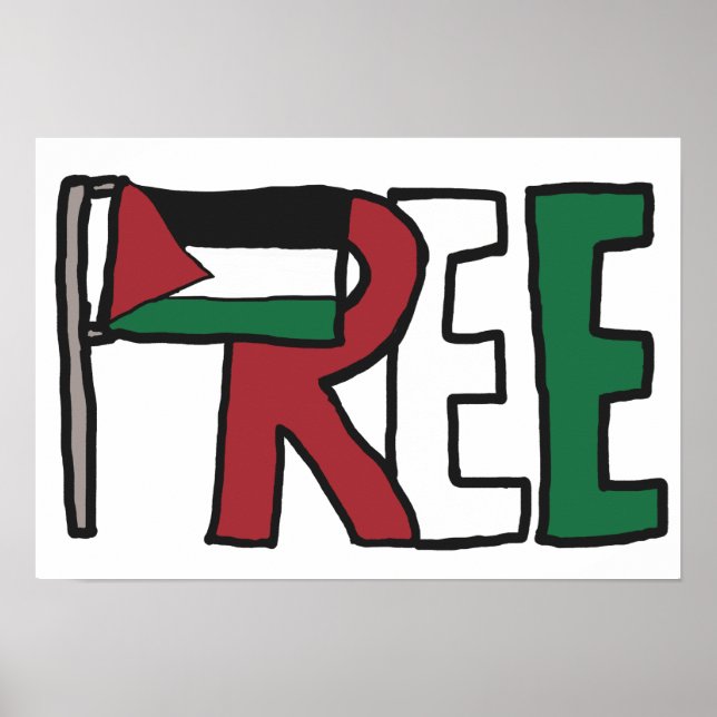 Poster Palestina livre (Frente)