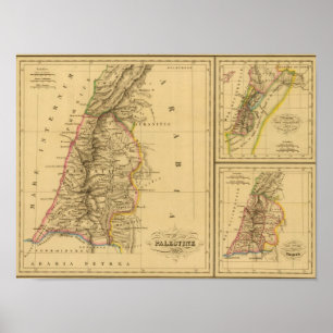 Póster Palestina, o reino dos Israelites