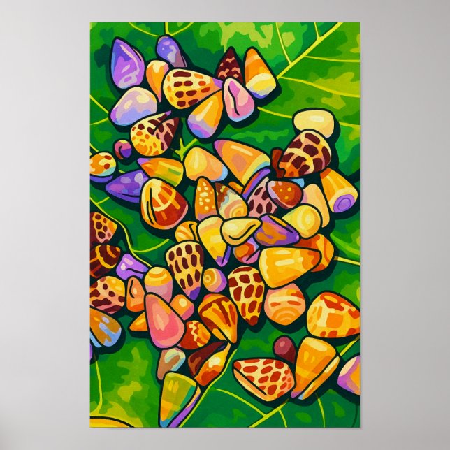 Poster Paleta do Oceano #2 (Frente)