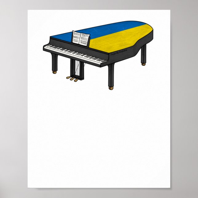 Poster Paleta Pianista Ucraniano Pianista Pianista (Frente)