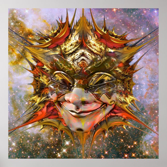 Póster Palhaço de estrela (Frente)