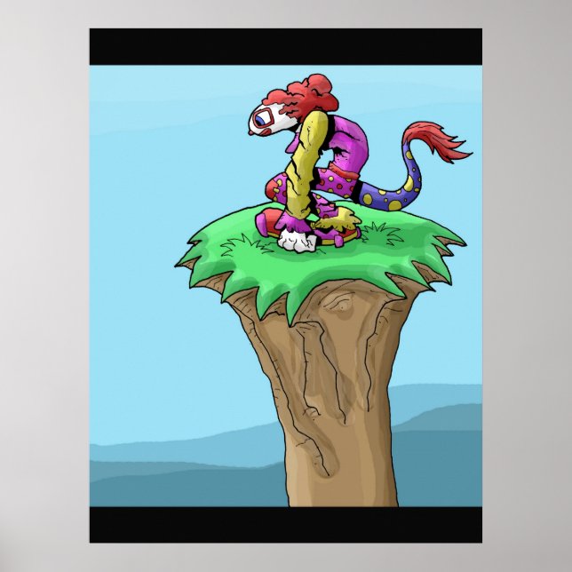 Póster palhaço de fantasia (Frente)