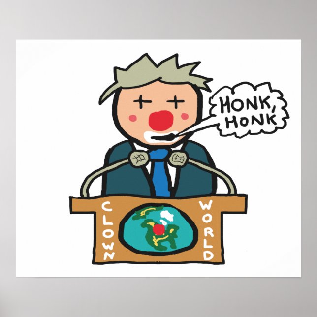 Poster Palhaço de Honk Honk (Frente)