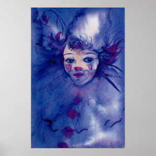 PÓSTER PALHAÇO DE ROXO